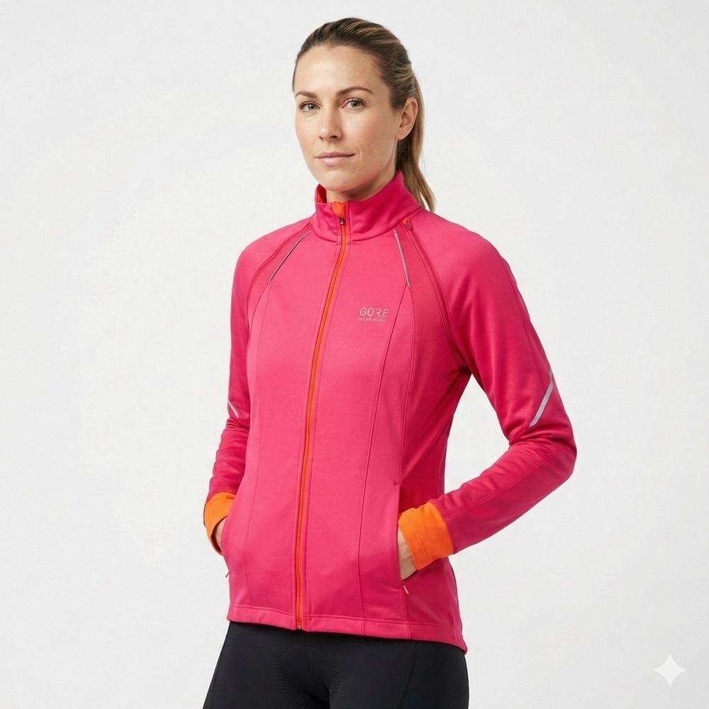 Gore Bike Wear Cold Weather Cycling Jacket Windstopper Windproof XL
